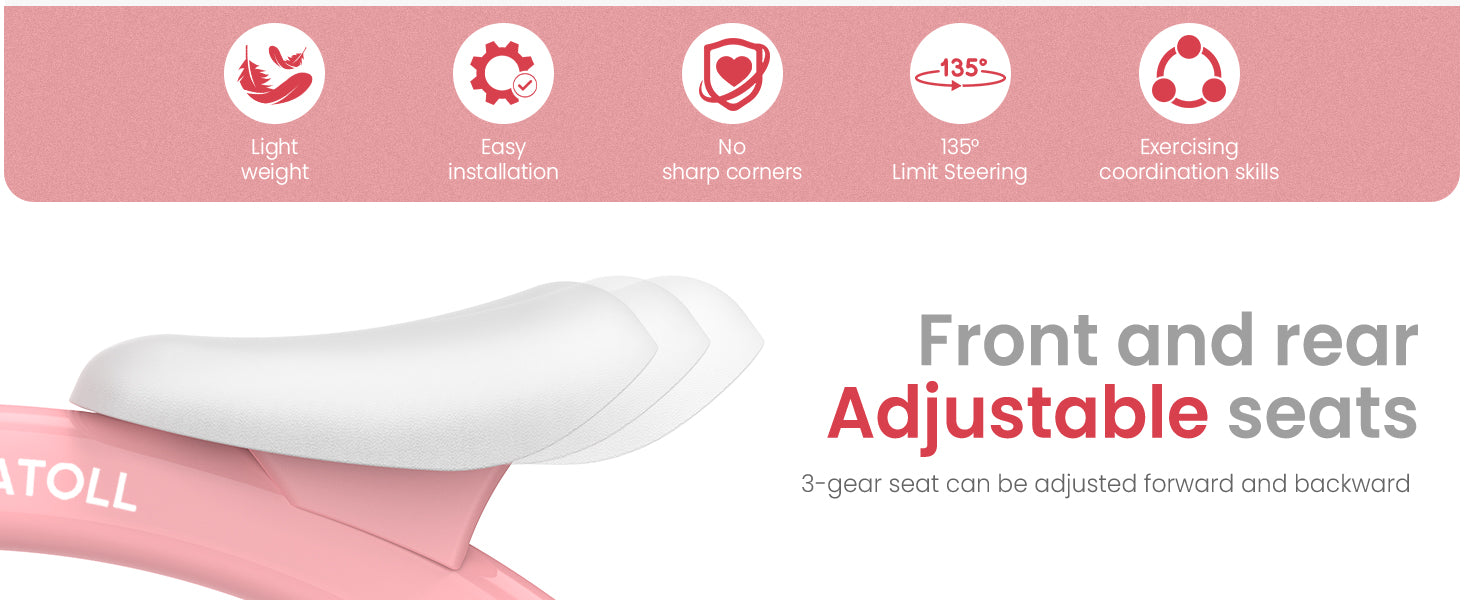 Umatoll Baby Balance Bike for 1 Year Old Girls – Pink Toddler Gift
Umatoll Colorful Lighting Baby Balance Bike with Adjustable Seat
Umatoll Toddler Balance Bike with Glowing Wheels – 12–24 Months
Umatoll 1st Birthday Gift Baby Balance Bike for Girls – Pink Ride On Toy
Umatoll Lightweight Aluminum Baby Balance Bike – Safe Indoor Outdoor Toy
Umatoll Pink Baby Balance Bike with LED Rear Wheels – Toddler Ride On
Umatoll Baby Balance Bike for 12–24 Month Old Girls – Adjustable Toddler Bike