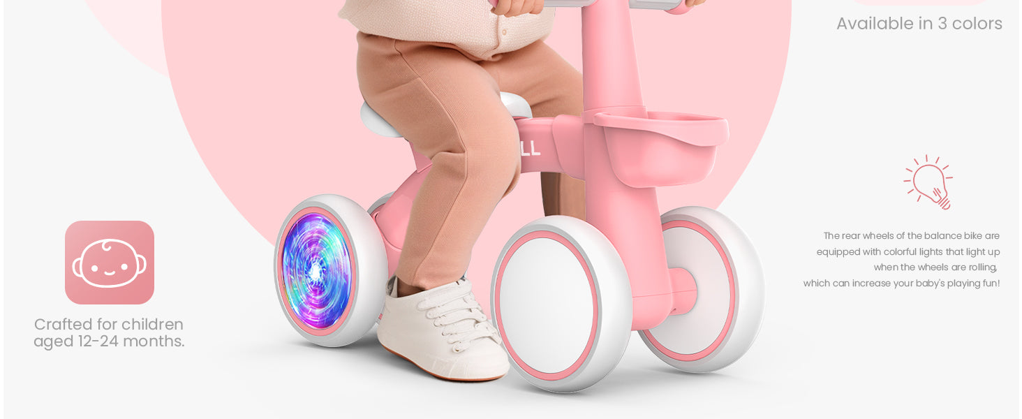 Umatoll Baby Balance Bike for 1 Year Old Girls – Pink Toddler Gift
Umatoll Colorful Lighting Baby Balance Bike with Adjustable Seat
Umatoll Toddler Balance Bike with Glowing Wheels – 12–24 Months
Umatoll 1st Birthday Gift Baby Balance Bike for Girls – Pink Ride On Toy
Umatoll Lightweight Aluminum Baby Balance Bike – Safe Indoor Outdoor Toy
Umatoll Pink Baby Balance Bike with LED Rear Wheels – Toddler Ride On
Umatoll Baby Balance Bike for 12–24 Month Old Girls – Adjustable Toddler Bike